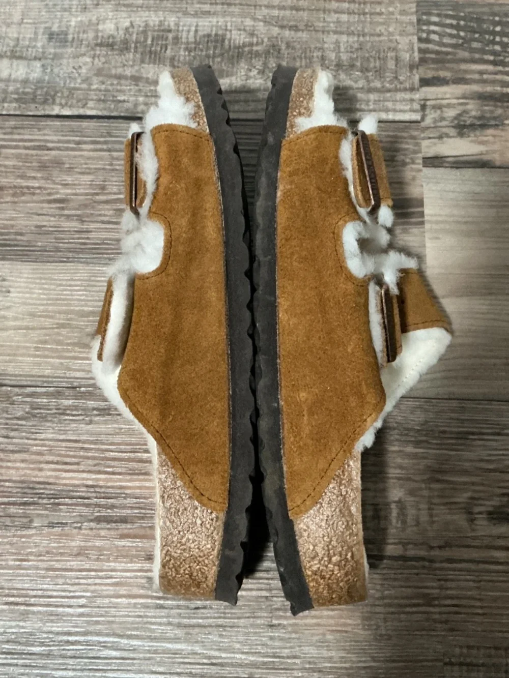 Birkenstock Arizona Shearling Lined Sandals - 38